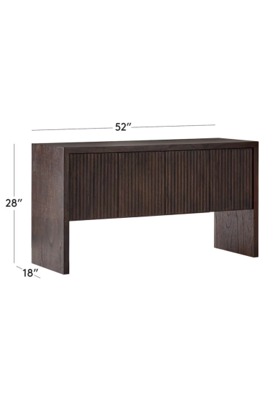 CB2 Prism Dark Wood Credenza